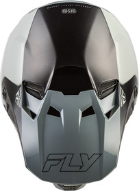 Casque cross Fly Racing Formula CC Glide Gris 2027 Dessus