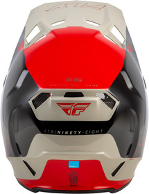Casque cross Fly Racing Formula CC Glide Rouge 2027 Derrière