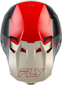 Casque cross Fly Racing Formula CC Glide Rouge 2027 Dessus
