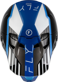 Casque cross Fly Racing Formula CC Strike Bleu 2027 Dessus