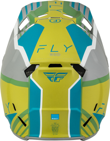 Casque cross Fly Racing Formula CC Strike Gris 2027 Derrière