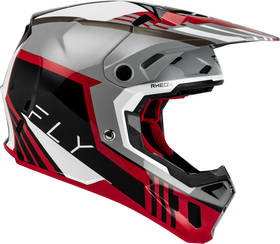 Casque cross Fly Racing Formula CC Strike Rouge 2027 Côté