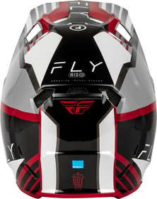 Casque cross Fly Racing Formula CC Strike Rouge 2027 Derrière