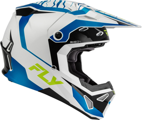 Casque cross Fly Racing Formula CP Charge Bleu 2027 Côté