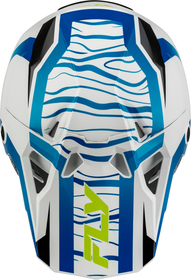 Casque cross Fly Racing Formula CP Charge Bleu 2027 Dessus