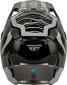 Casque cross Fly Racing Formula CP Charge Noir 2027 Derrière