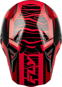 Casque cross Fly Racing Formula CP Charge Rouge 2027 Dessus