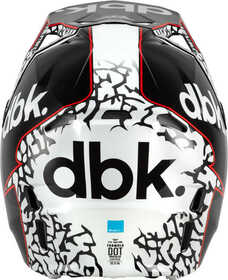 Casque cross Fly Racing Formula CP DBK 2027 Derrière