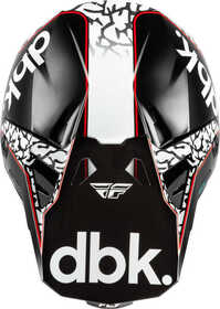 Casque cross Fly Racing Formula CP DBK 2027 Dessus