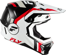 Casque cross Fly Racing Formula CP Seal Rouge 2027 Côté