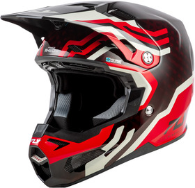 Casque cross Fly Racing Formula S Carbon Byte Rouge 2026