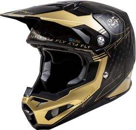 Casque cross Fly Racing Formula S Carbon Legacy Gold 2024