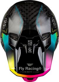 Casque cross Fly Racing Formula S Carbon Legacy Multi 2024 Dessus