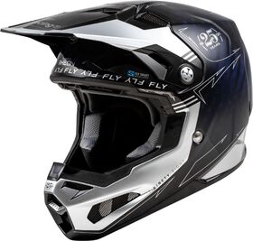 Casque cross Fly Racing Formula S Carbon Legacy Silver 2024
