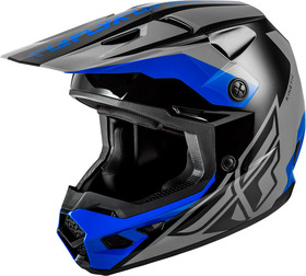 Casque cross Fly Racing Kinetic Crest Bleu 2027