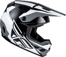 Casque cross Fly Racing Kinetic Crest Noir 2027 Côté