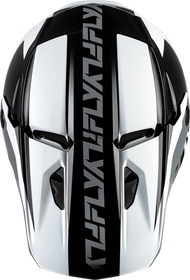 Casque cross Fly Racing Kinetic Crest Noir 2027 Dessus