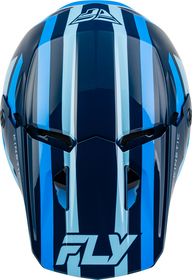 Casque cross Fly Racing Kinetic Sync Bleu 2027 Dessus
