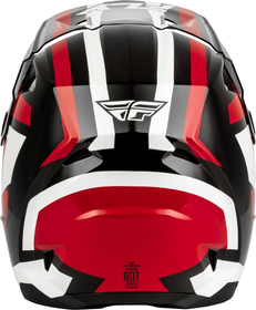Casque cross Fly Racing Kinetic Sync Rouge 2027 Derrière