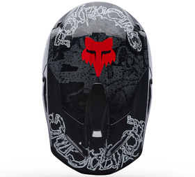 Casque cross Fox V1 Abyss 2027 Dessus