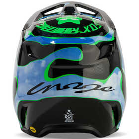 Casque cross Fox V1 Atlas Bleu 2024 Derrière