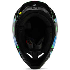 Casque cross Fox V1 Atlas Bleu 2024 Dessous