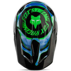 Casque cross Fox V1 Atlas Bleu 2024 Dessus