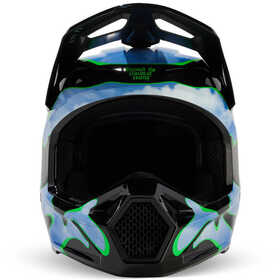 Casque cross Fox V1 Atlas Bleu 2024 Devant