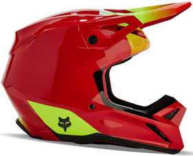 Casque cross Fox V1 Ballast Rouge Fluo 2024