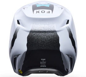 Casque cross Fox V1 Clutch Blanc 2027 Derrière