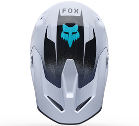 Casque cross Fox V1 Clutch Blanc 2027 Dessus