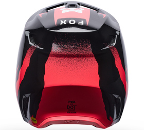 Casque cross Fox V1 Clutch Rose Fluo 2027 Derrière