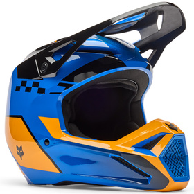 Casque cross Fox V1 Collect Bleu 2026