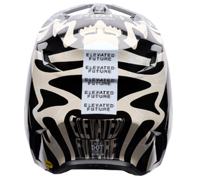 Casque cross Fox V1 Diffuse Noir 2026 Derrière
