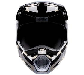 Casque cross Fox V1 Diffuse Noir 2026 Devant