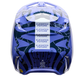 Casque cross Fox V1 Diffuse Violet 2026 Derrière