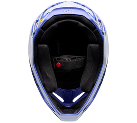 Casque cross Fox V1 Diffuse Violet 2026 Dessous