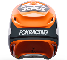 Casque cross Fox V1 Draft Orange 2027 Derrière