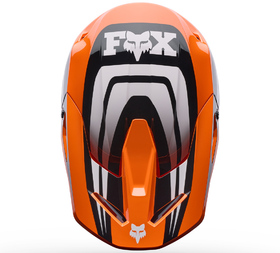 Casque cross Fox V1 Draft Orange 2027 Dessus