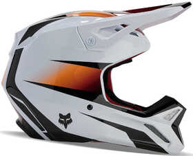 Casque cross Fox V1 Flora Blanc 2024