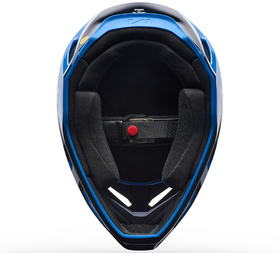 Casque cross Fox V1 Frame Bleu 2027 Dessous