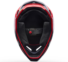 Casque cross Fox V1 Frame Rouge 2027 Dessous
