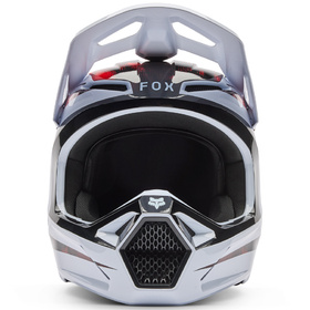 Casque cross Fox V1 Kairos Blanc 2026 Devant