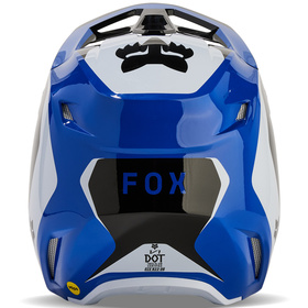 Casque cross Fox V1 Nitro Bleu 2024 Derrière