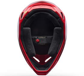 Casque cross Fox V1 Raid Rouge 2027 Dessous