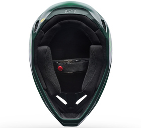 Casque cross Fox V1 Raid Vert 2027 Dessous