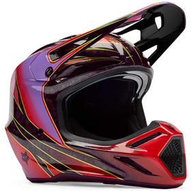 Casque cross Fox V3 RS Canvas Rouge 2026