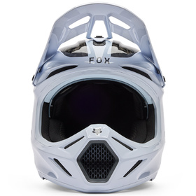 Casque cross Fox V3 RS Fracture Blanc 2026 Devant