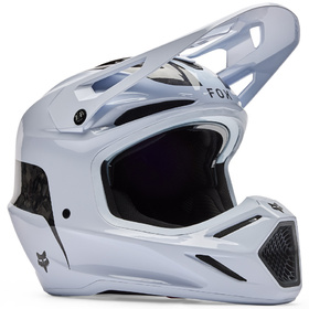 Casque cross Fox V3 RS Fracture Blanc 2026