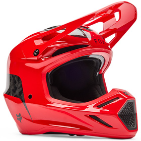 Casque cross Fox V3 RS Fracture Rouge Fluo 2026